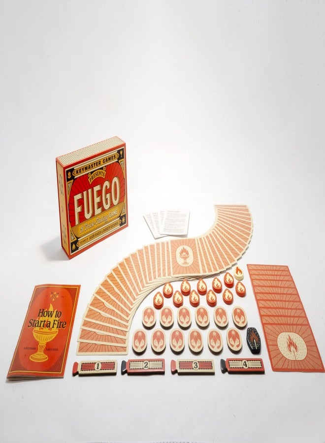 Keymaster Games Fuego - Trick-Taking Card Game for 2-4 Players - Simple, Quick, Fun, Strategic, Travel-Friendly - Perfect for Game Night, Date Night & Travel - Image 2
